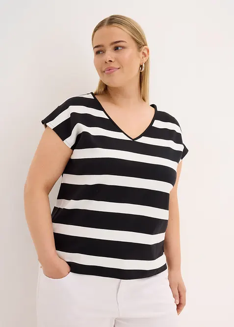 Topp med stripem&oslash;nster, bonprix