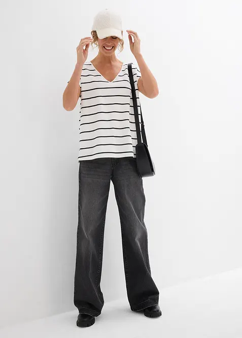 Topp med stripem&oslash;nster, bonprix