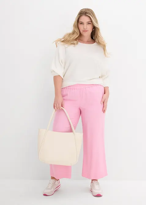 Culottes i myk viskosemiks, bonprix