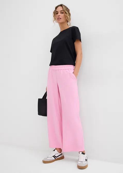 Culottes i myk viskosemiks, bonprix