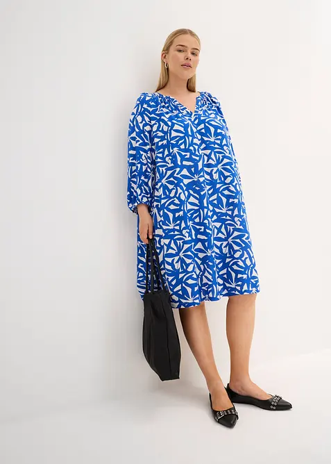 Kjole i lett viskose, bonprix