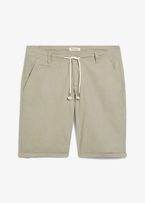 Bermudashorts i linmiks, Regular Fit, bonprix