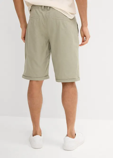 Bermudashorts i linmiks, Regular Fit, bonprix