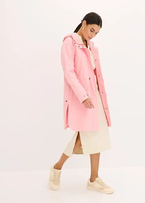 Lang parkas med hette, bonprix