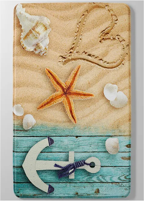 Badematte "Anker", memoryskum, bonprix