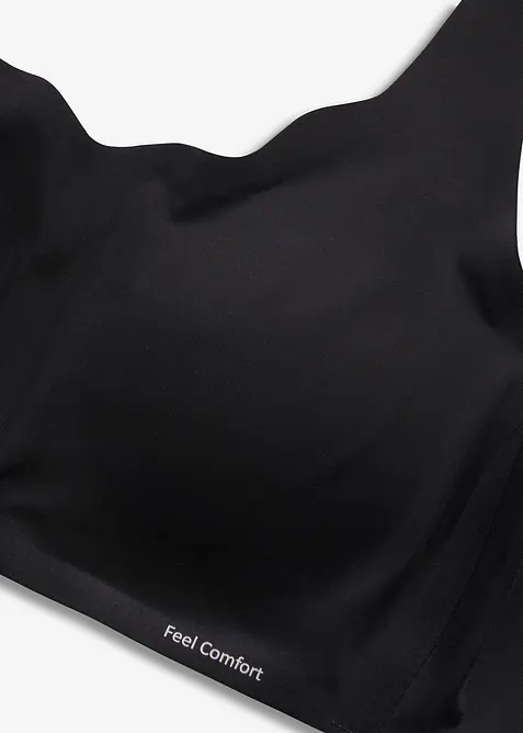 Vattert Feel Comfort Lasercut T-skjorte-BH uten b&oslash;yle, bonprix