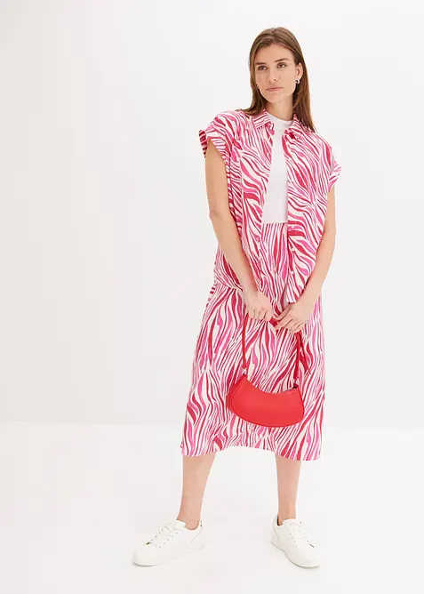 Bluse i lett sateng, bonprix