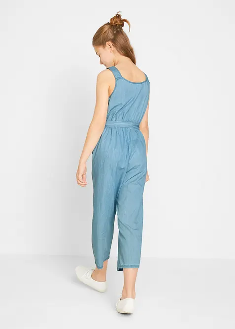 Jumpsuit i denim i 100% bomull, bonprix