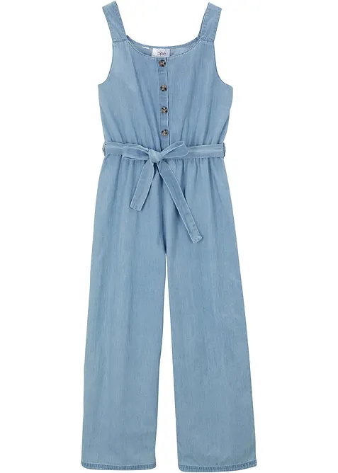 Jumpsuit i denim i 100% bomull, bonprix
