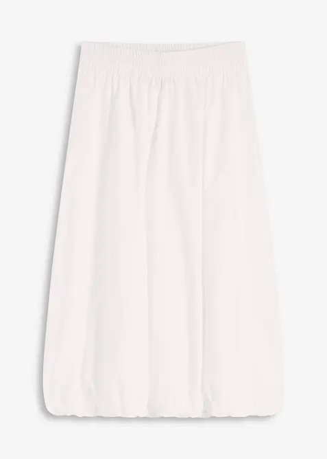 Ballongskjørt i 100% bomull, bonprix