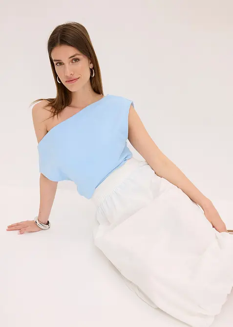 Ballongskjørt i 100% bomull, bonprix