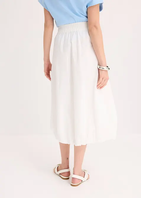 Ballongskjørt i 100% bomull, bonprix