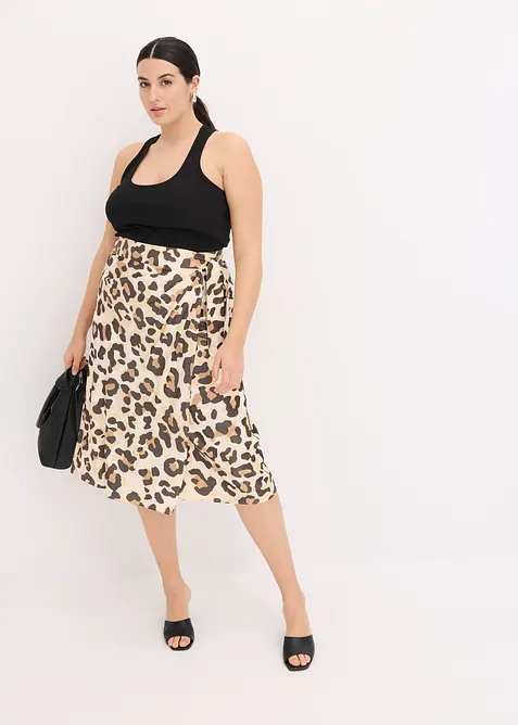 Omslagsskj&oslash;rt i lett viskosemiks, bonprix