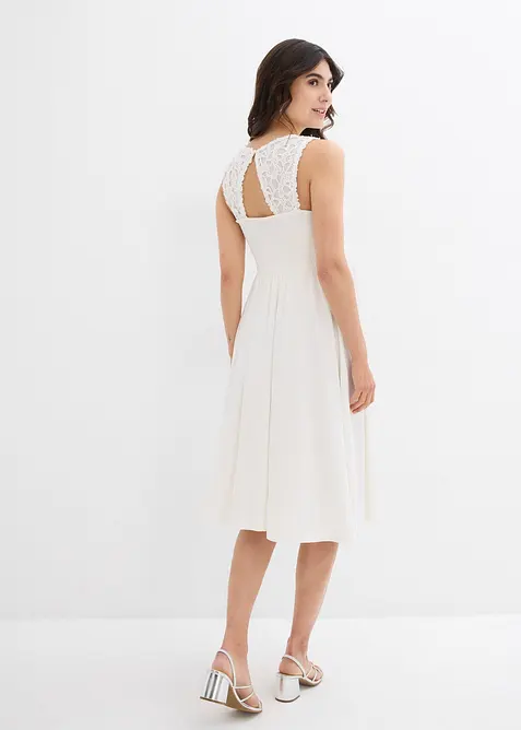 Mammakjole med blonder og elastisk bakstykke, bonprix