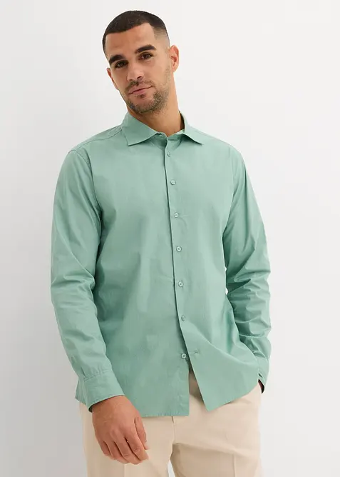 Businesskjorte i 100% bomull, Regular Fit, bonprix
