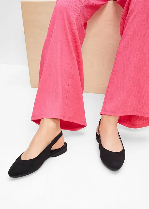 Slingback-ballerinasko i behagelig bredde fra Jana, Jana