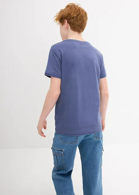 T-skjorte i økologisk bomull (2-pack), bonprix
