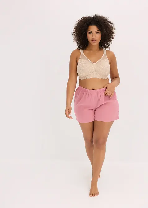 Avlastnings-BH uten b&oslash;yler med vatterte stropper, bonprix