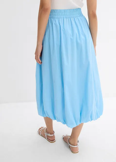 Ballongskjørt i 100% bomull, bonprix