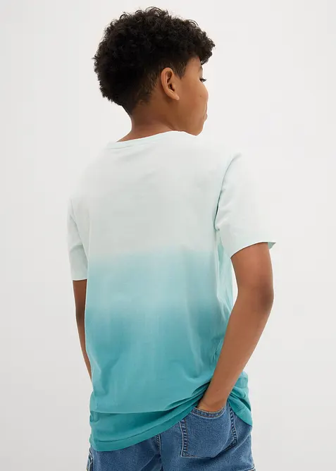 T-skjorte i økologisk bomull med fargegradering, bonprix