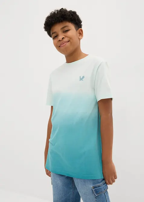 T-skjorte i økologisk bomull med fargegradering, bonprix