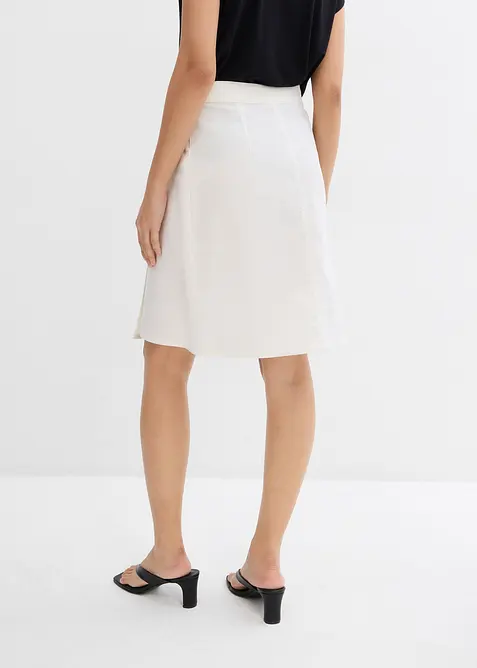 Miniskj&oslash;rt i twill, bonprix