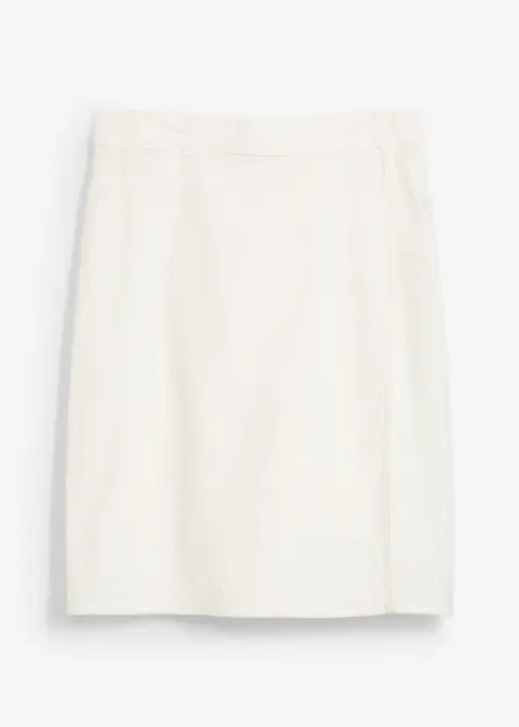 Miniskj&oslash;rt i twill, bonprix