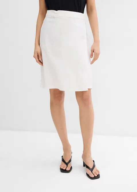 Miniskj&oslash;rt i twill, bonprix