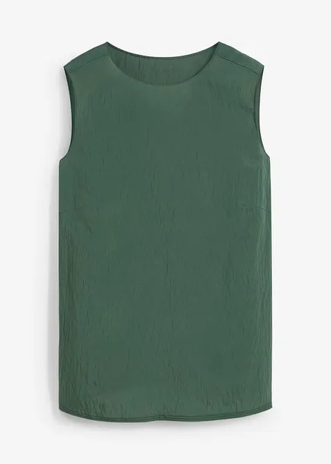 Blusetopp i viskosemiks med rynket effekt, bonprix