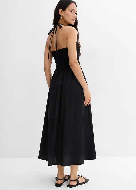 Midikjole som kan b&aelig;res p&aring; flere m&aring;ter, bonprix