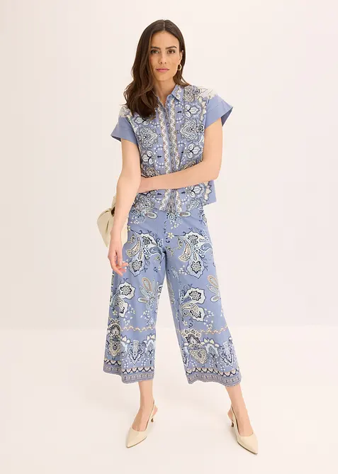 Jerseybukse med paisleymønster, bonprix