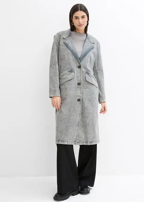 Trenchcoat i twill, bonprix