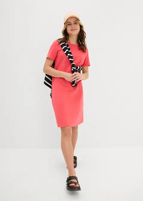 Jerseykjole i økologisk bomull, bonprix