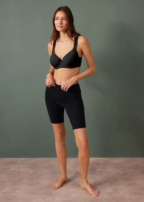 Boksertruser med lange ben og økologisk bomull (4-pack), bonprix