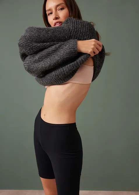 Boksertruser med lange ben og &oslash;kologisk bomull (4-pack), bonprix