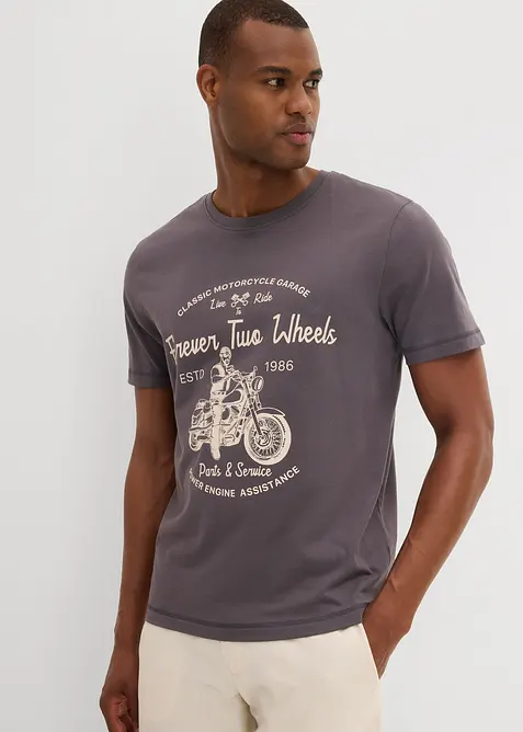 T-skjorte i økologisk bomull, bonprix