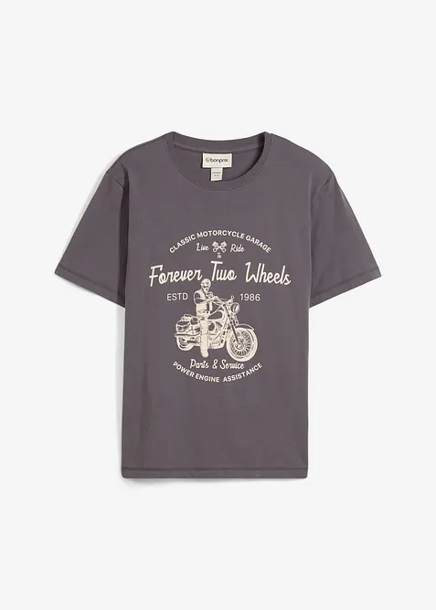 T-skjorte i økologisk bomull, bonprix