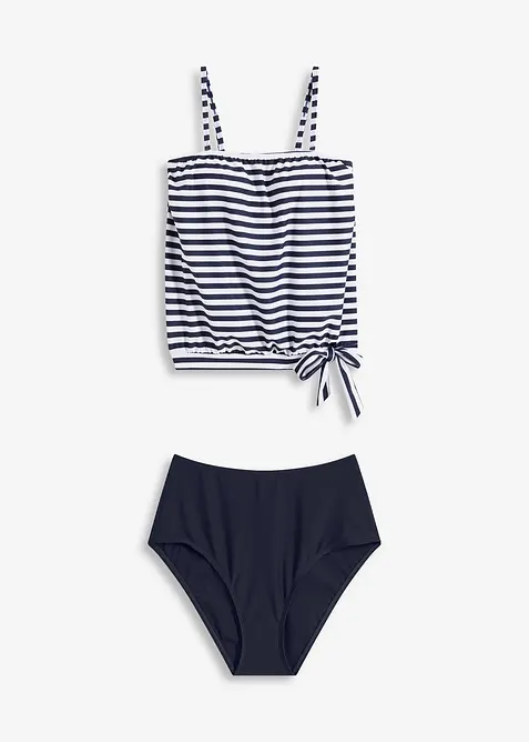 Oversized tankini (2-delt sett) med avtagbare stropper, bonprix