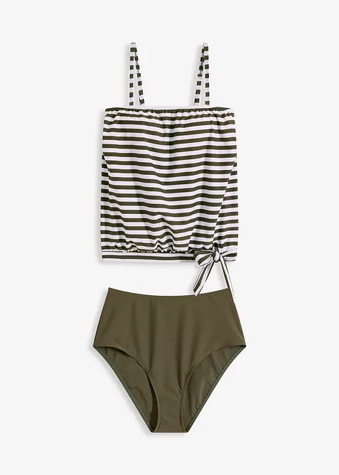 Oversized tankini (2-delt sett) med avtagbare stropper, bonprix