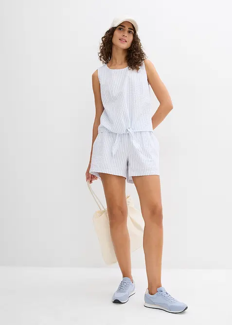 Blusetopp i 100% bomull, bonprix