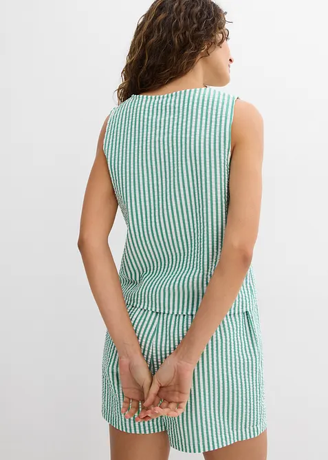 Blusetopp i 100% bomull, bonprix