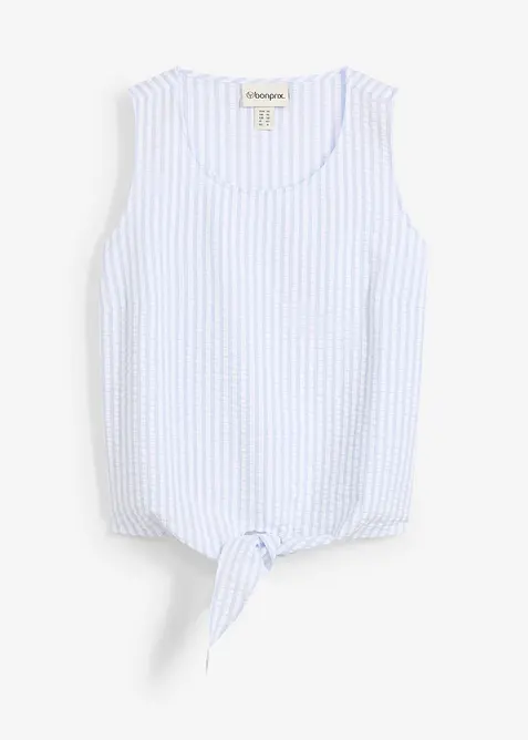 Blusetopp i 100% bomull, bonprix