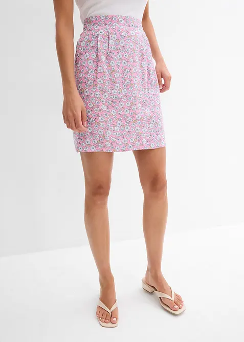 Miniskjørt i lett viskose, bonprix