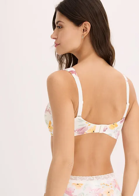 Padded-BH med bøyle i økologisk bomull (2-pack), bonprix