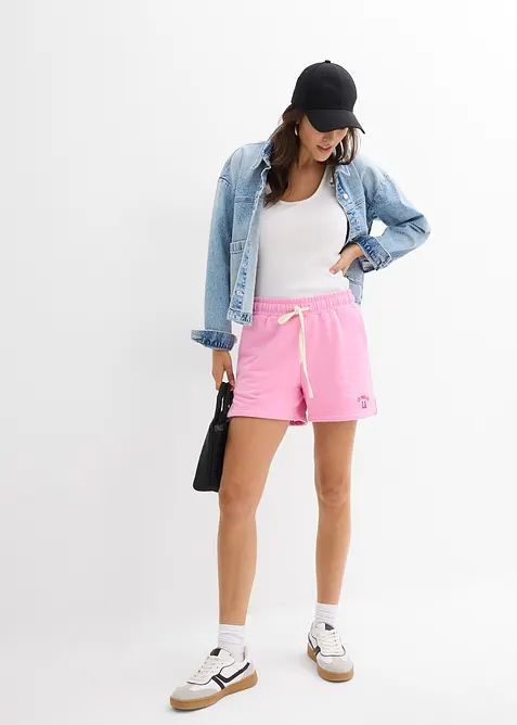 Sweatshorts i ren bomull, bonprix