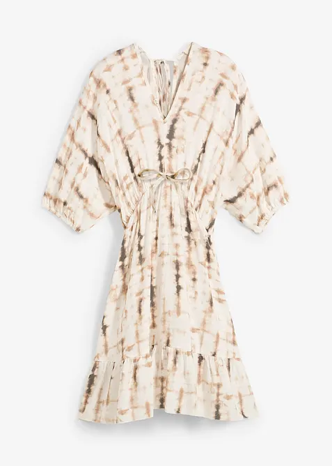 Kort kjole i lett viskose, bonprix