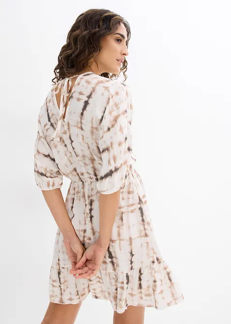 Kort kjole i lett viskose, bonprix