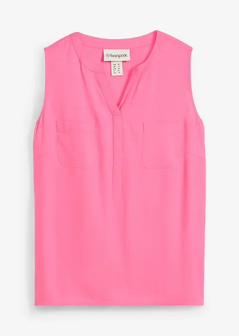 Blusetopp i lett viskose, bonprix
