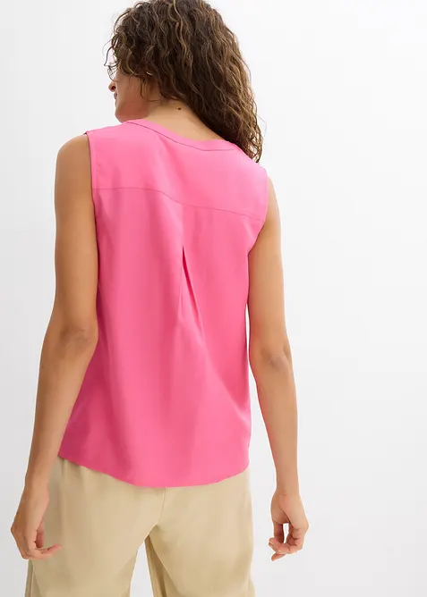 Blusetopp i lett viskose, bonprix