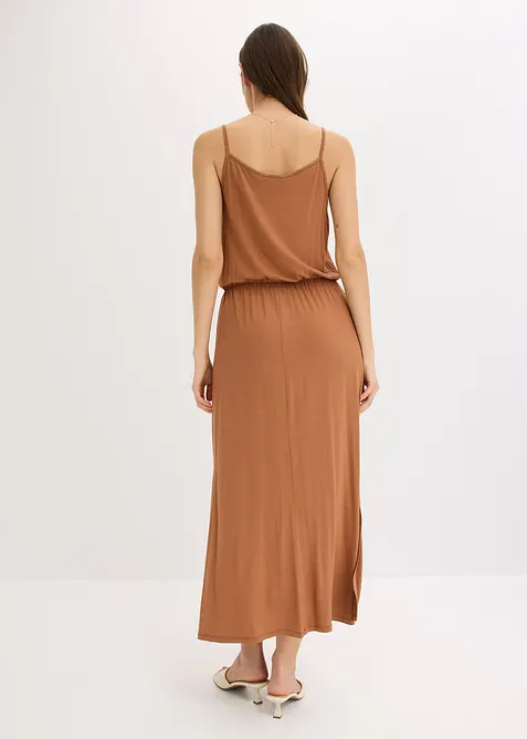 Jerseykjole med blonder, bonprix